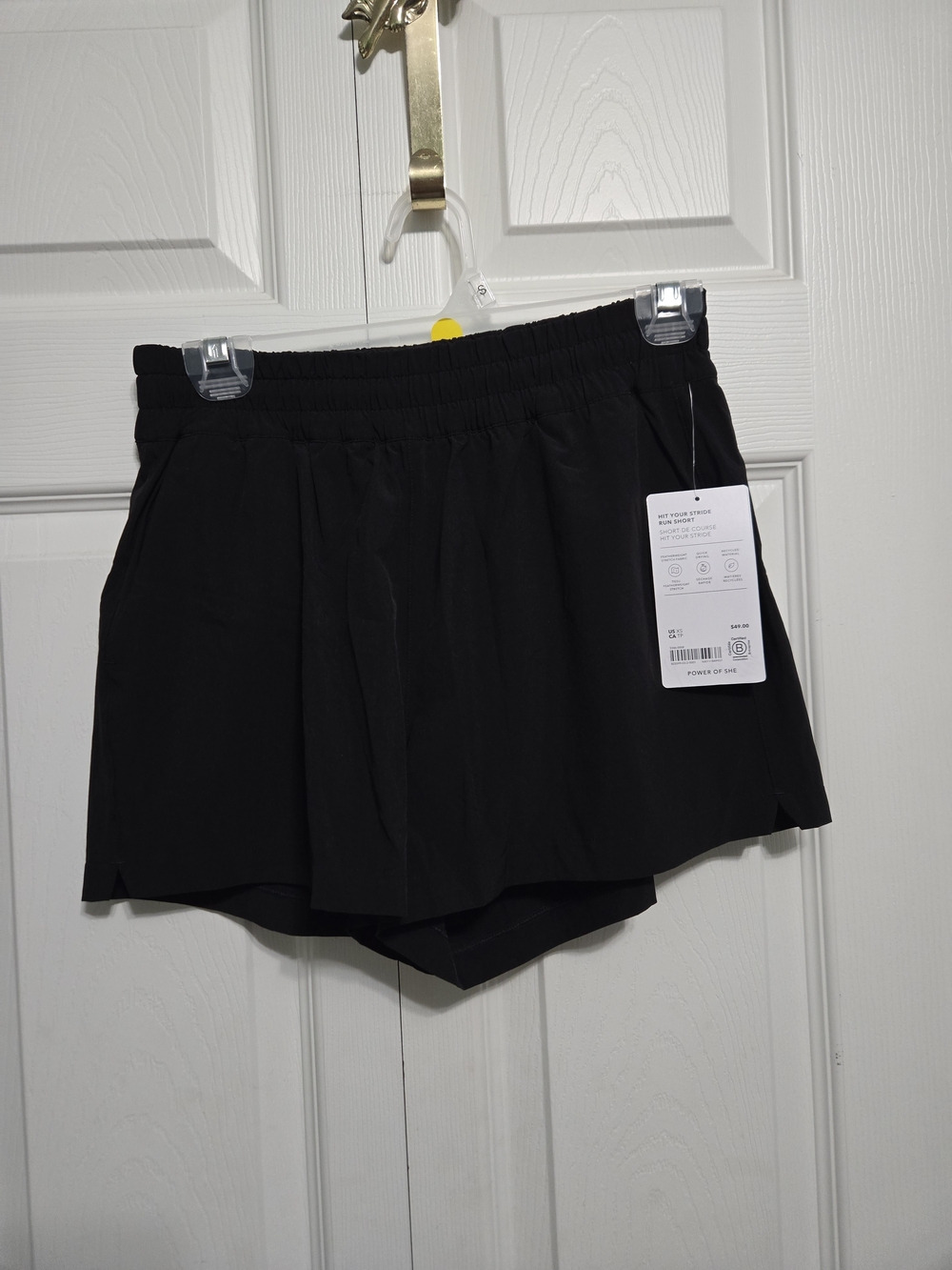 Athleta Black Athletic Skort with Elastic Waistband
